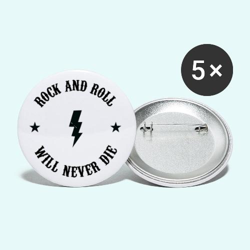 ROCK N ROLL DIE - Buttons small 1'' (5-pack)