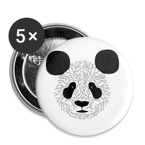 Panda - Buttons small 1'' (5-pack)