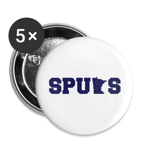 MN Spurs - State - Buttons small 1'' (5-pack)
