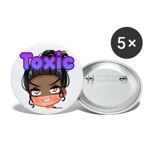 Toxic Emote - Buttons small 1'' (5-pack)