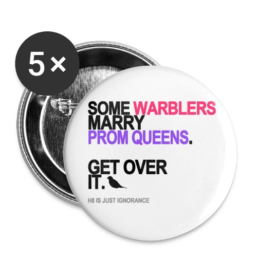 some warblers marry prom queens lg trans - Buttons small 1'' (5-pack)