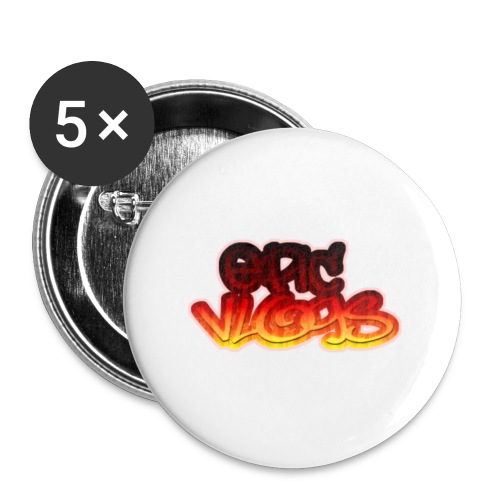 Epic Vlogs Buttons - Buttons small 1'' (5-pack)