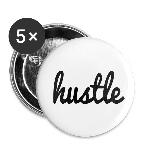 hustle vector - Buttons small 1'' (5-pack)