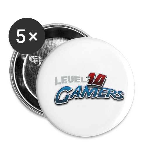 Level10Gamers Logo - Buttons small 1'' (5-pack)