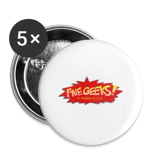 FiveGeeks.Blog - Buttons small 1'' (5-pack)