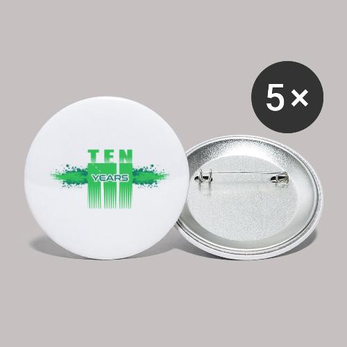 Manjaro TEN years - Buttons small 1'' (5-pack)