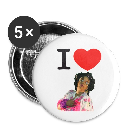 I Love Ms Della - Buttons small 1'' (5-pack)