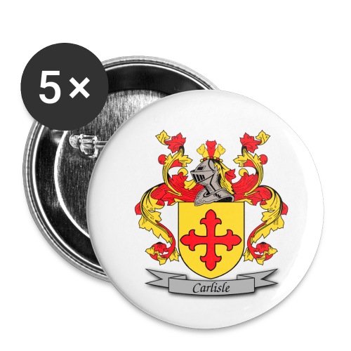 Carlisle Family Crest - Buttons small 1'' (5-pack)