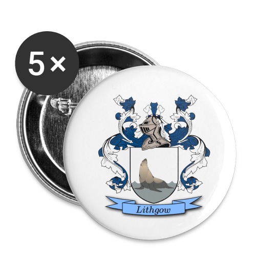 Lithgow Family Crest - Buttons small 1'' (5-pack)