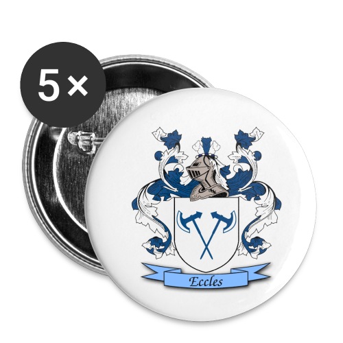 Eccles Family Crest - Buttons small 1'' (5-pack)