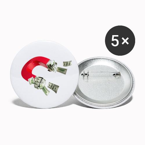 Money Magnet - Buttons small 1'' (5-pack)