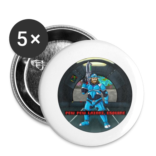 Pew Pew Lazorz - Buttons small 1'' (5-pack)