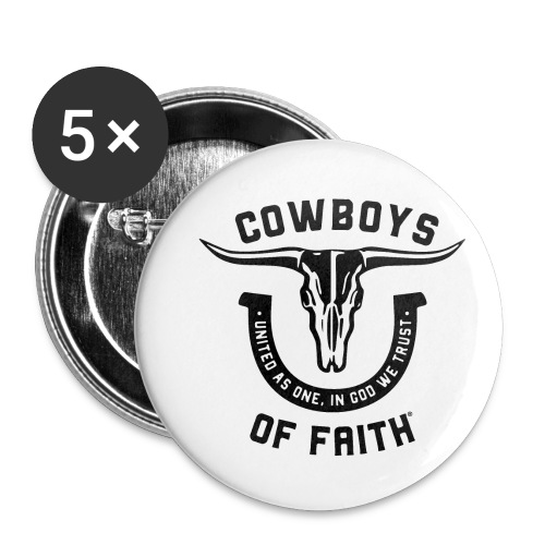 Cowboys of Faith - Buttons small 1'' (5-pack)