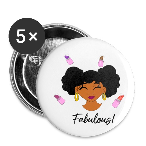 fabulous lipstick - Buttons small 1'' (5-pack)