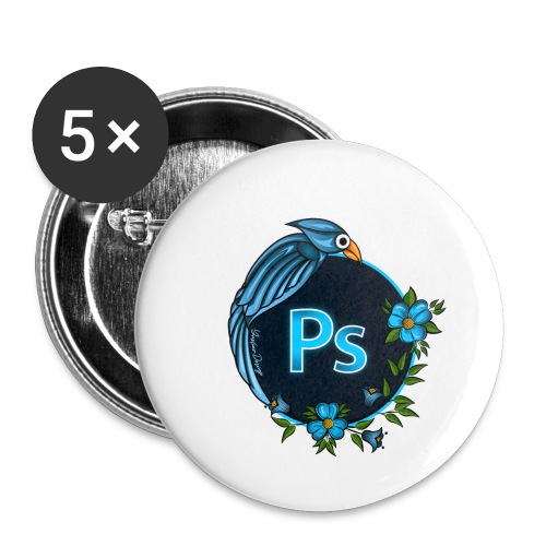 NPS Photoshop Logo design - Buttons small 1'' (5-pack)
