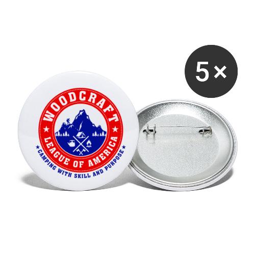 Woodcraft League of America Logo Gear - Buttons small 1'' (5-pack)