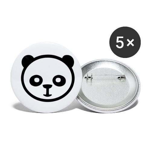 Panda bear, Big panda, Giant panda, Bamboo bear - Buttons small 1'' (5-pack)