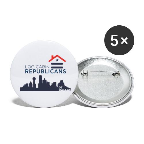 Log Cabin Republicans - Dallas Skyline - Buttons small 1'' (5-pack)
