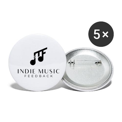IMF Official Logo in Black - Buttons small 1'' (5-pack)