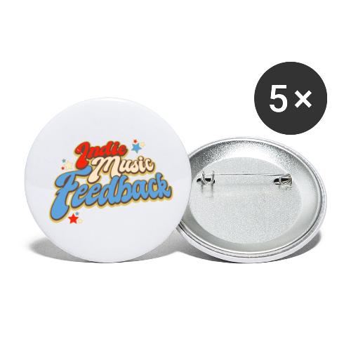 Slackerman :: Indie Music Feedback - Buttons small 1'' (5-pack)