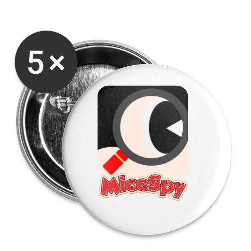 MiceSpy with your eye! - Buttons small 1'' (5-pack)