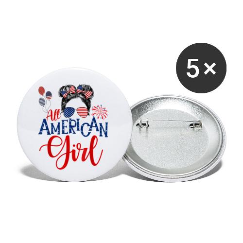 All American Girl - Buttons small 1'' (5-pack)