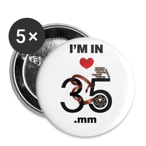 35mm - Buttons small 1'' (5-pack)