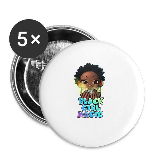 Black Girl Magic - Buttons small 1'' (5-pack)