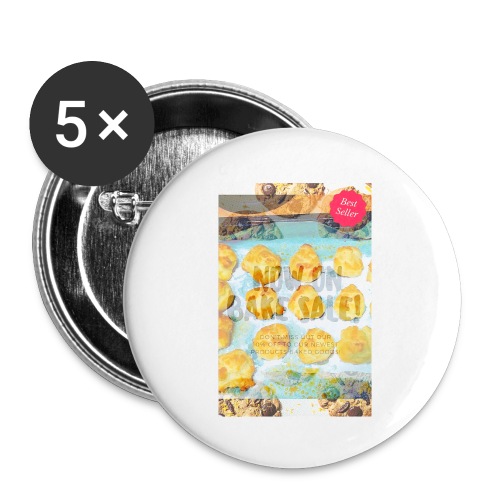 Best seller bake sale! - Buttons small 1'' (5-pack)