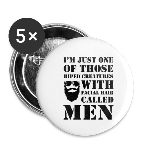 Beards Quote 11 - Buttons small 1'' (5-pack)