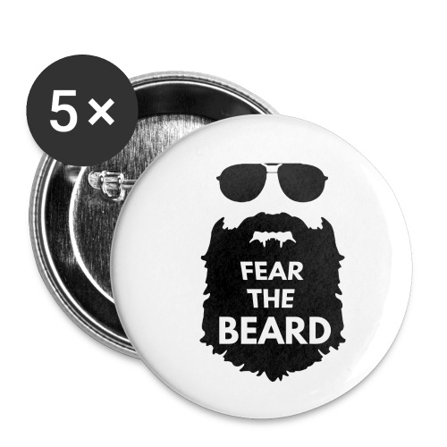 Fear the beard 02 - Buttons small 1'' (5-pack)