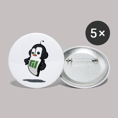 Manjaro Mascot confident right - Buttons small 1'' (5-pack)