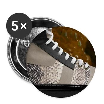 Snake Skin Street Sneaker Print Mint2shoe  - Buttons small 1'' (5-pack) - white