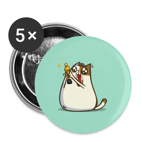 Cataprio — Friday Cat №45 - Buttons small 1'' (5-pack)