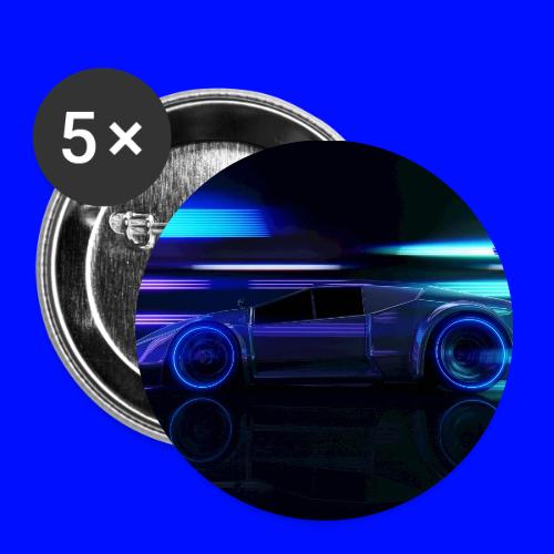Neon Tunnel Car - Buttons small 1'' (5-pack)