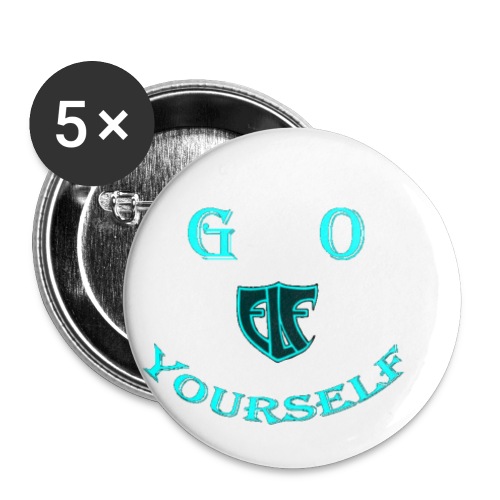 Go Elf Yourself (smile) - Buttons small 1'' (5-pack)