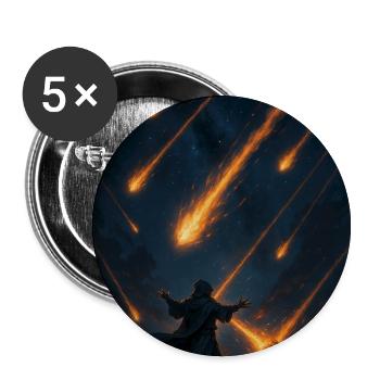 Celestial Meteor Shower Enthusiast Design - Buttons small 1'' (5-pack) - white