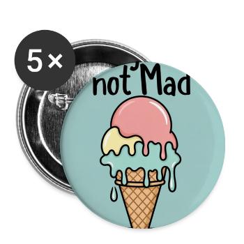 Stay Chill Ice Cream Meltdown - Buttons small 1'' (5-pack) - white