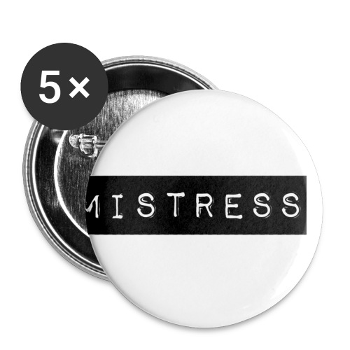 Mistress Black Label - Buttons small 1'' (5-pack)
