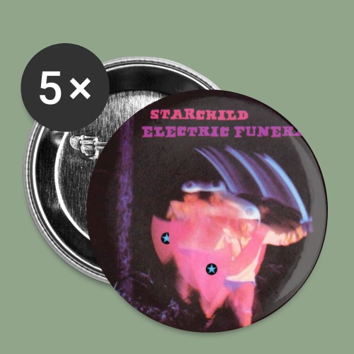 Starchild Electric Funeral Button - Buttons small 1'' (5-pack)