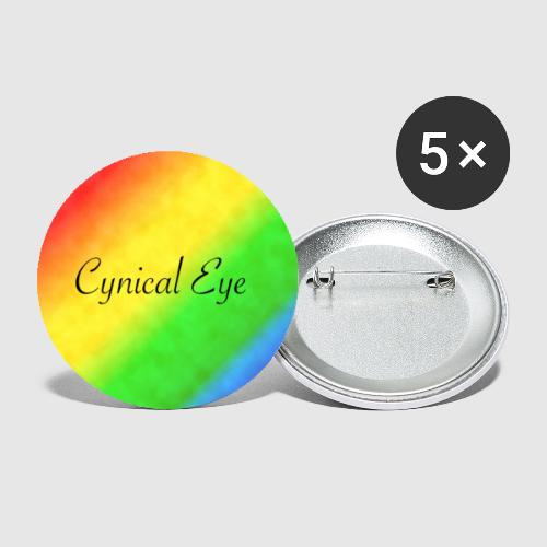 Cynical Eye Rainbow - Buttons small 1'' (5-pack)