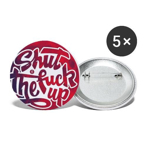STFU verbal font - Buttons small 1'' (5-pack)