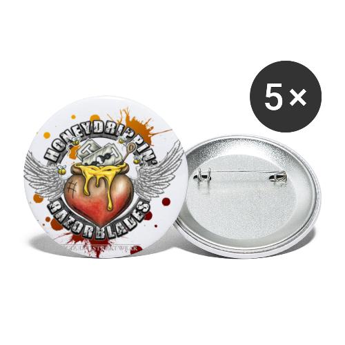 Honeydripping razorblades - Buttons small 1'' (5-pack)