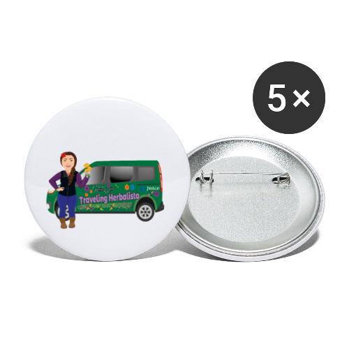 Traveling Hebalista Gear Design - Buttons small 1'' (5-pack)