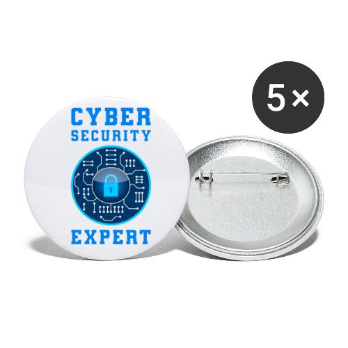 Cyber Security Expert - Buttons small 1'' (5-pack)