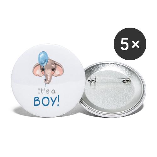 It s a boy - Buttons small 1'' (5-pack)