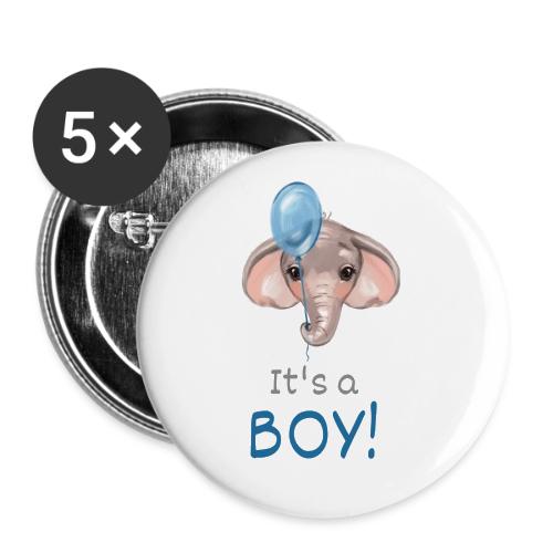It s a boy - Buttons small 1'' (5-pack)