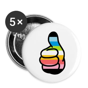 Queer Approved - Buttons small 1'' (5-pack) - white
