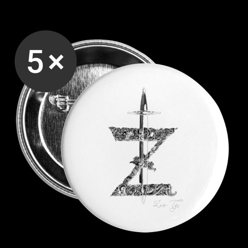 Sword Logo - Buttons small 1'' (5-pack)