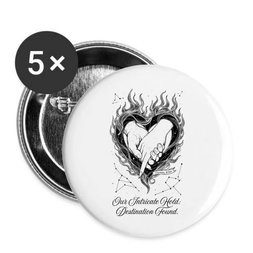 Intricate Hold T-Shirt, Mug, & Leggings - Buttons small 1'' (5-pack)